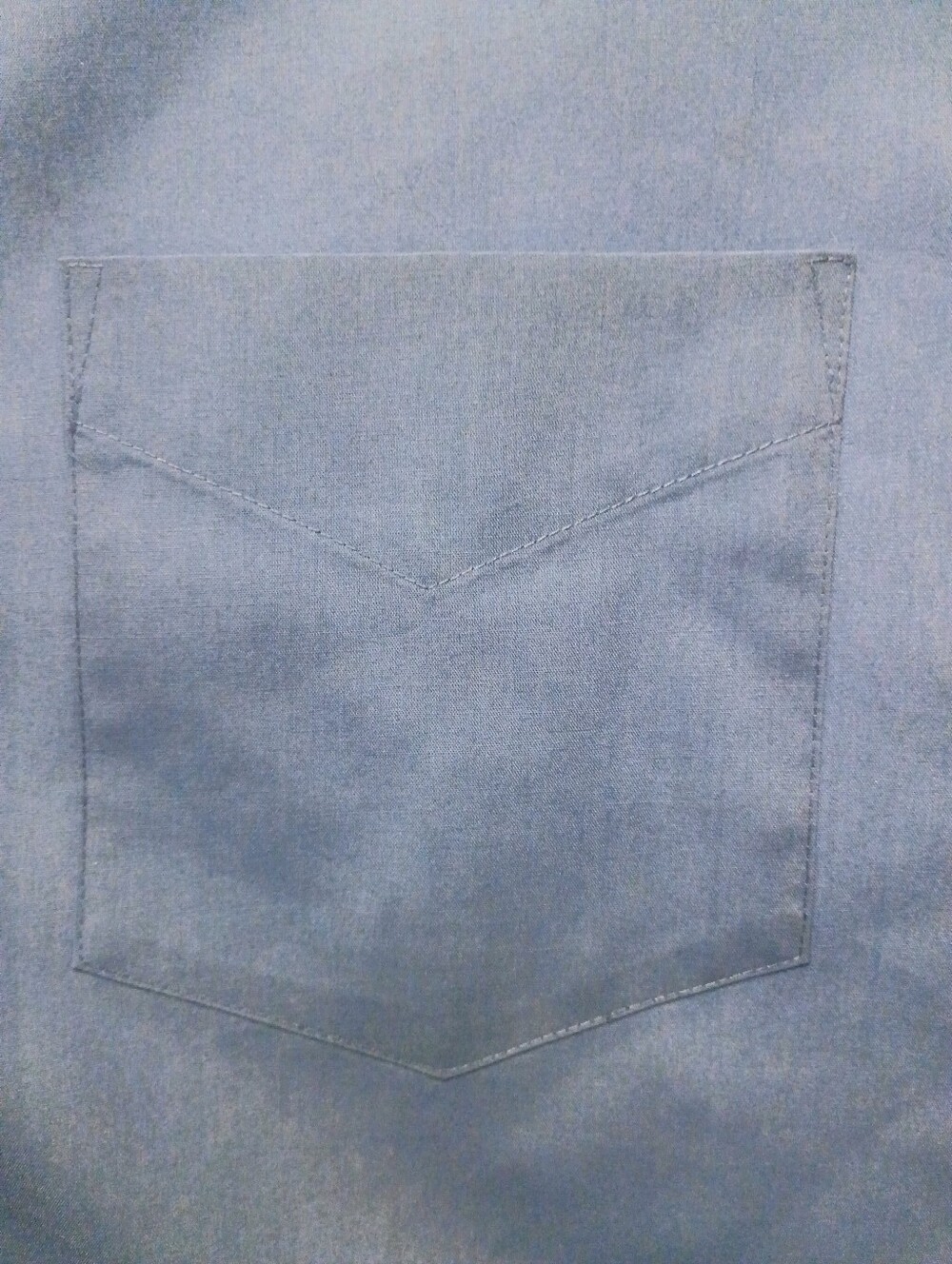 Vintage Mens Light Blue Dress Shirt By TownCraft - Picture 4 of 5